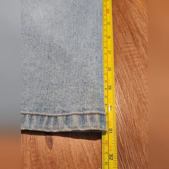 Tyte Flare Jeans Split Hem Light Wash Junior's Size 7 - Picture 12 of 15